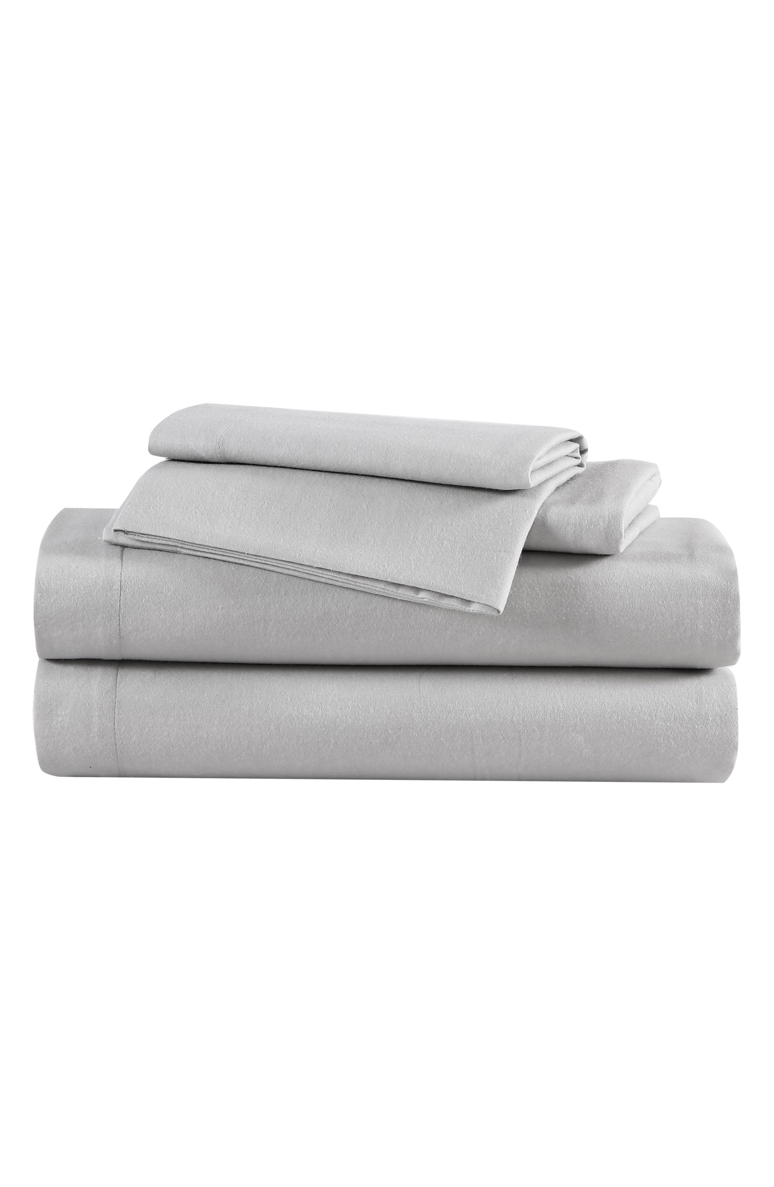 Eddie Bauer Solid Sheet Set In Lt-pastel Grey