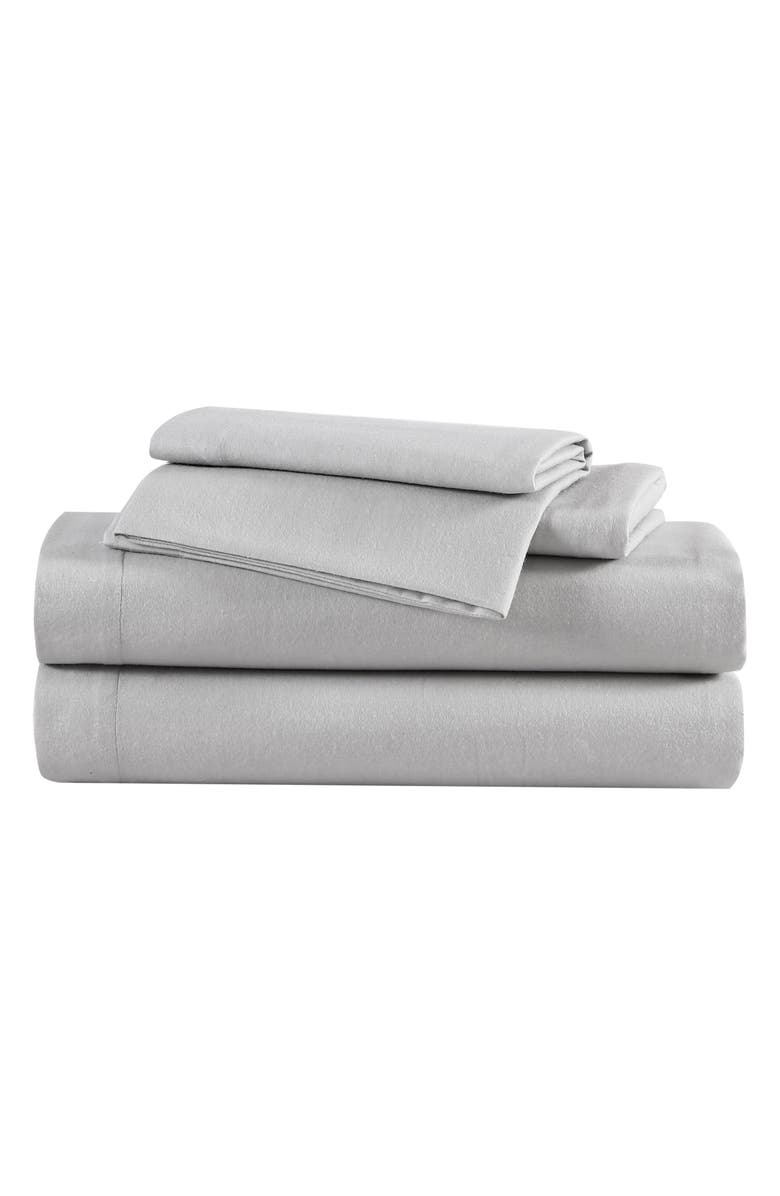 Eddie Bauer Solid Sheet Set, Main, color, Lt-Pastel Grey