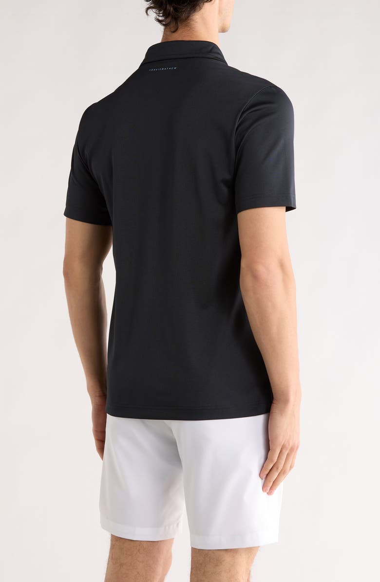 TravisMathew Fascination Knit Polo, Alternate, color, Black
