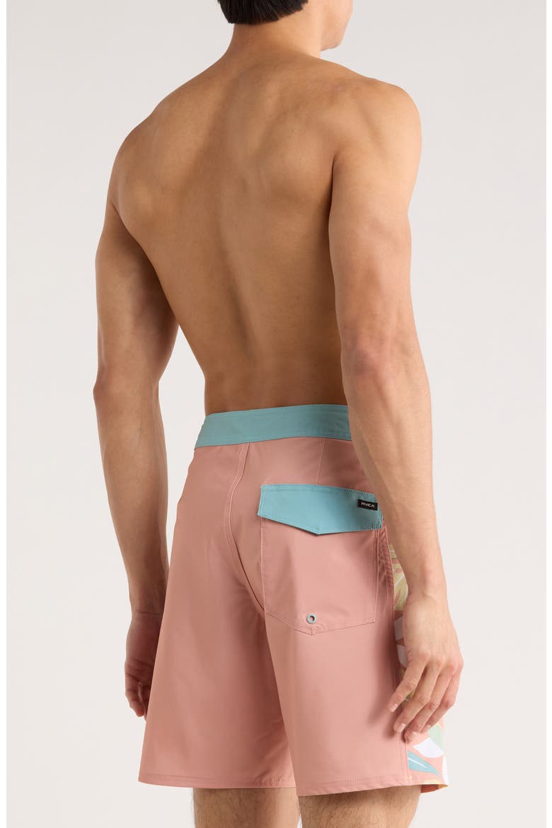 Apex 2 Board Shorts, Alternate, color, APRICOT