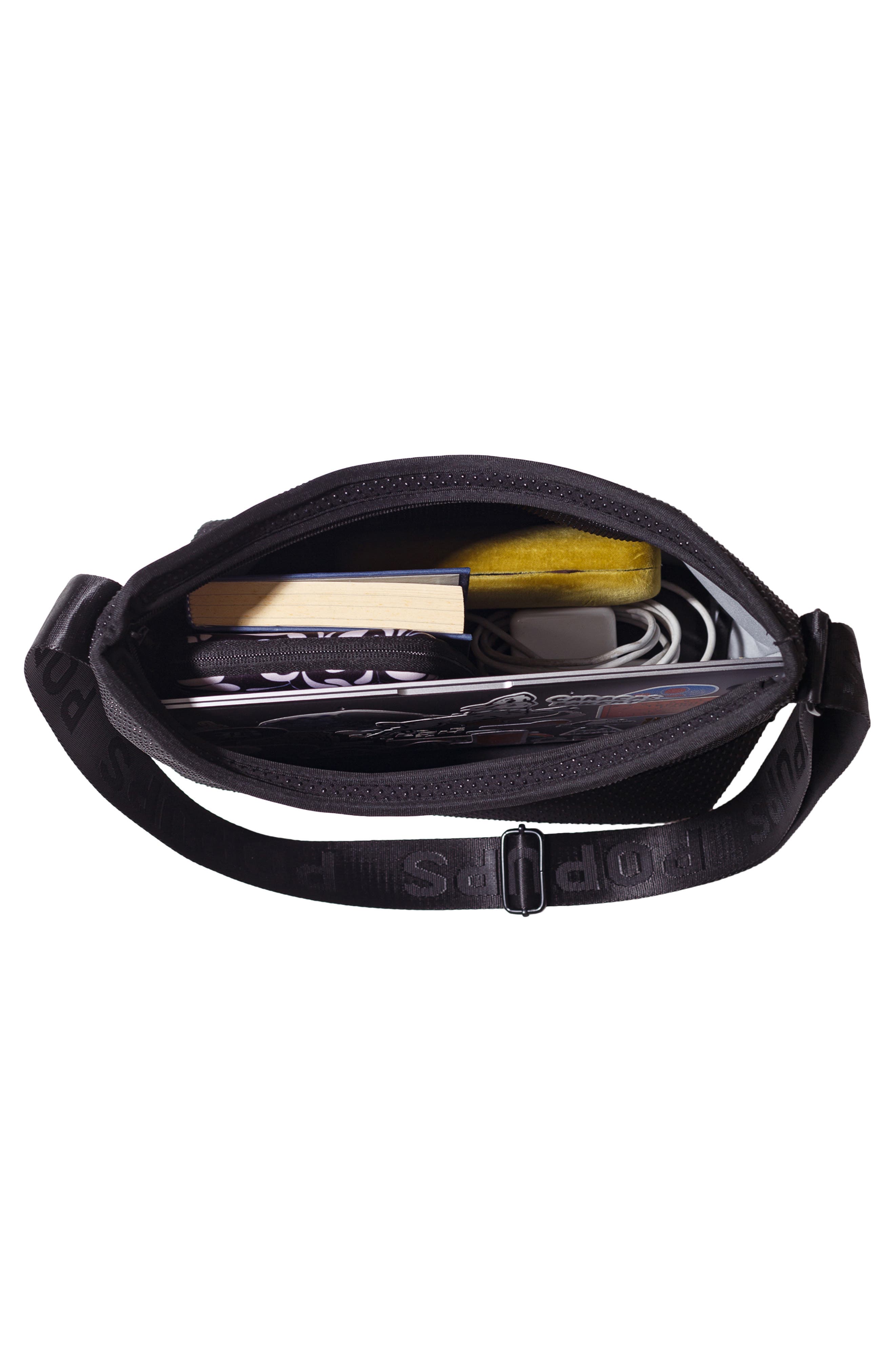 POP UPS BRAND Crossbody Hobo Bag, Alternate, color, Black