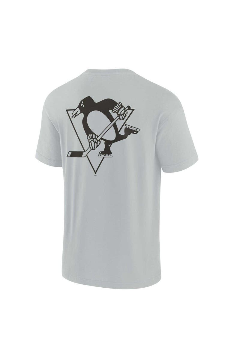 Fanatics Signature Unisex Fanatics Signature Gray Pittsburgh Penguins Elements Super Soft Short Sleeve T-Shirt, Alternate, color, Gray