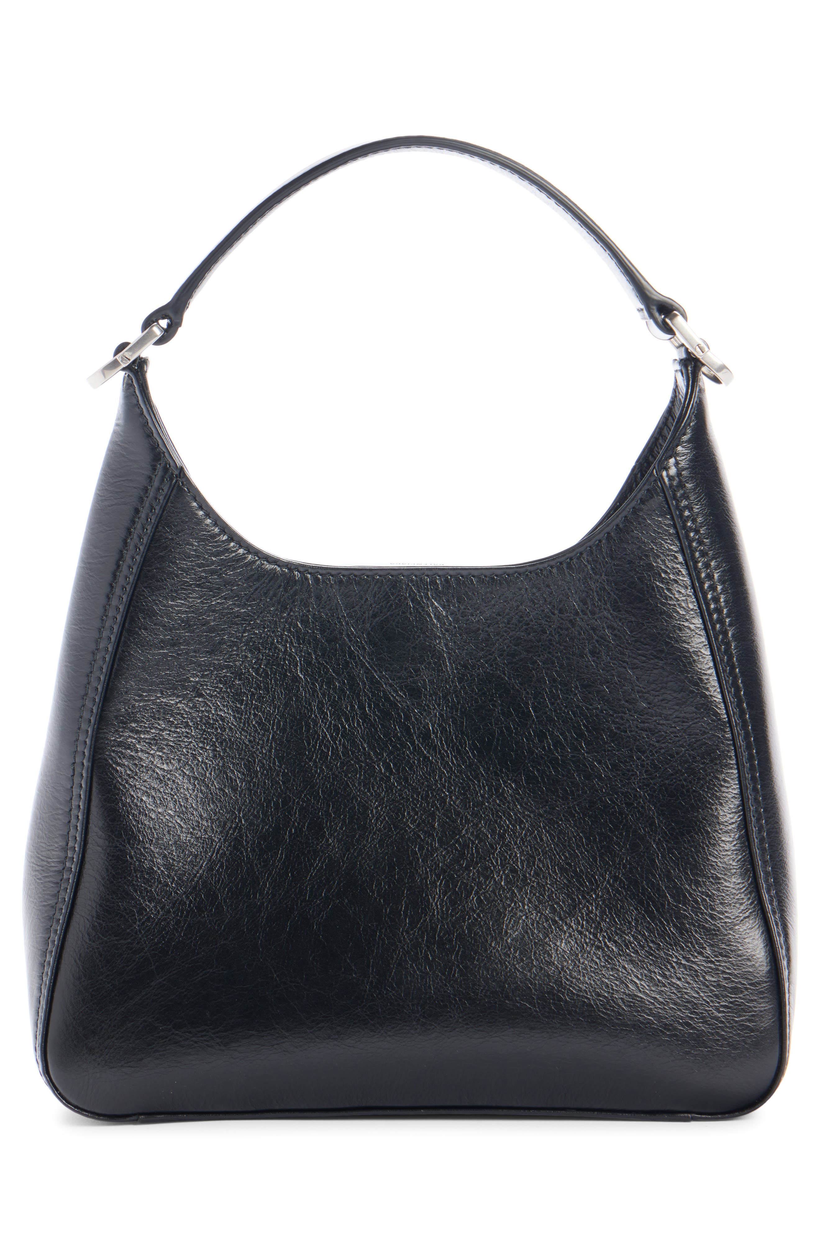 Balenciaga BB Soft Lambskin Leather Hobo Bag, Alternate, color, 