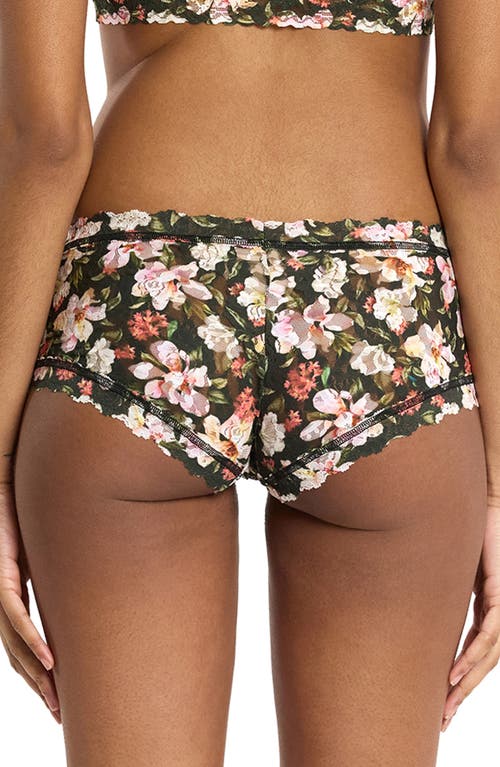 Hanky Panky Print Boyshorts In Green