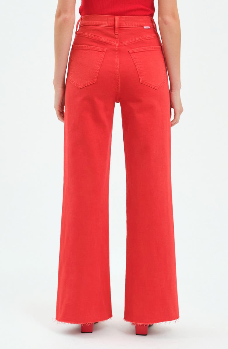 DAZE Far Out High Waist Wide Leg Jeans, Alternate, color, Cherry
