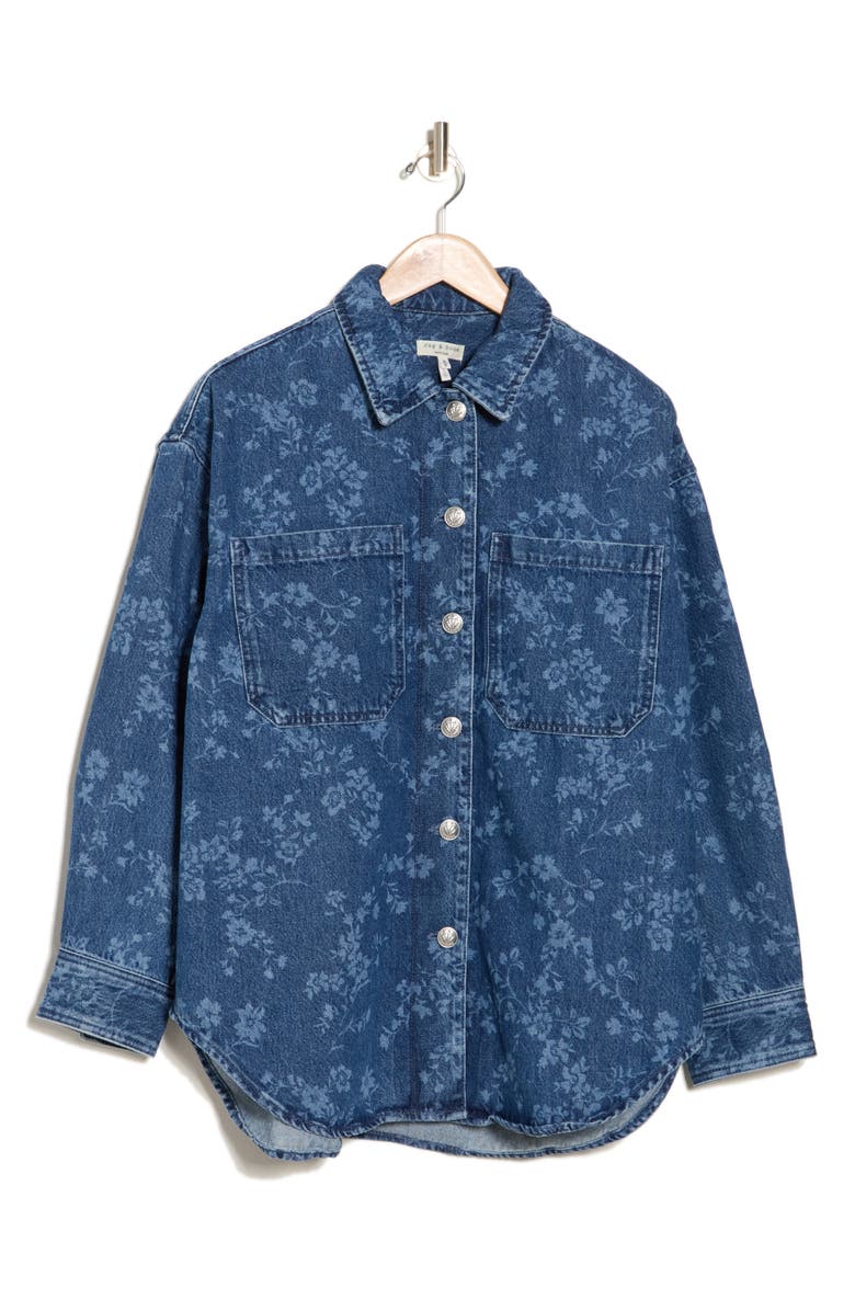 rag & bone Lory Jacquard Shirt Jacket, Alternate, color,
