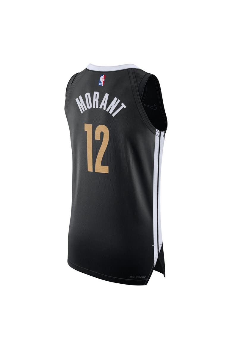 Men's Nike Ja Morant Black Memphis Grizzlies  Authentic Jersey - City Edition, Alternate, color, Black