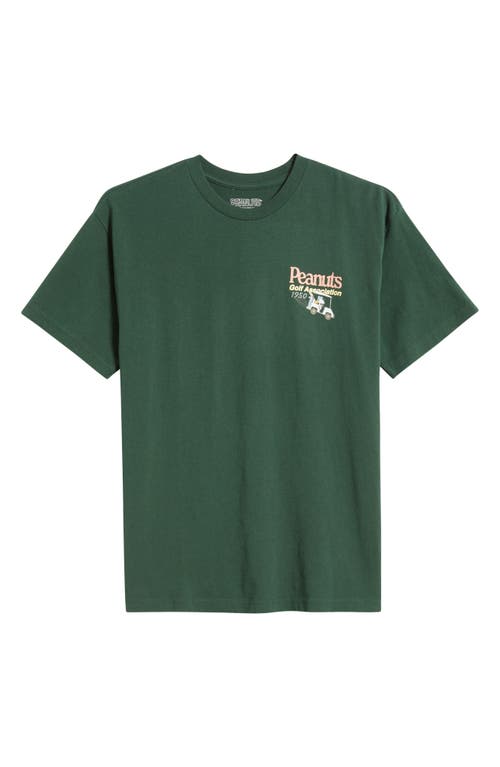 The Forecast Agency Peanuts Golf Associate Graphic T-shirt In Green