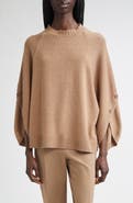 Max Mara Ampex Cape Sleeve Wool & Cashmere Sweater