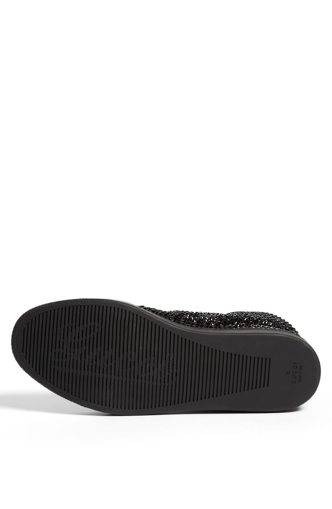 Gucci 'Coda' Crystal High Top Sneaker, Alternate, color, 