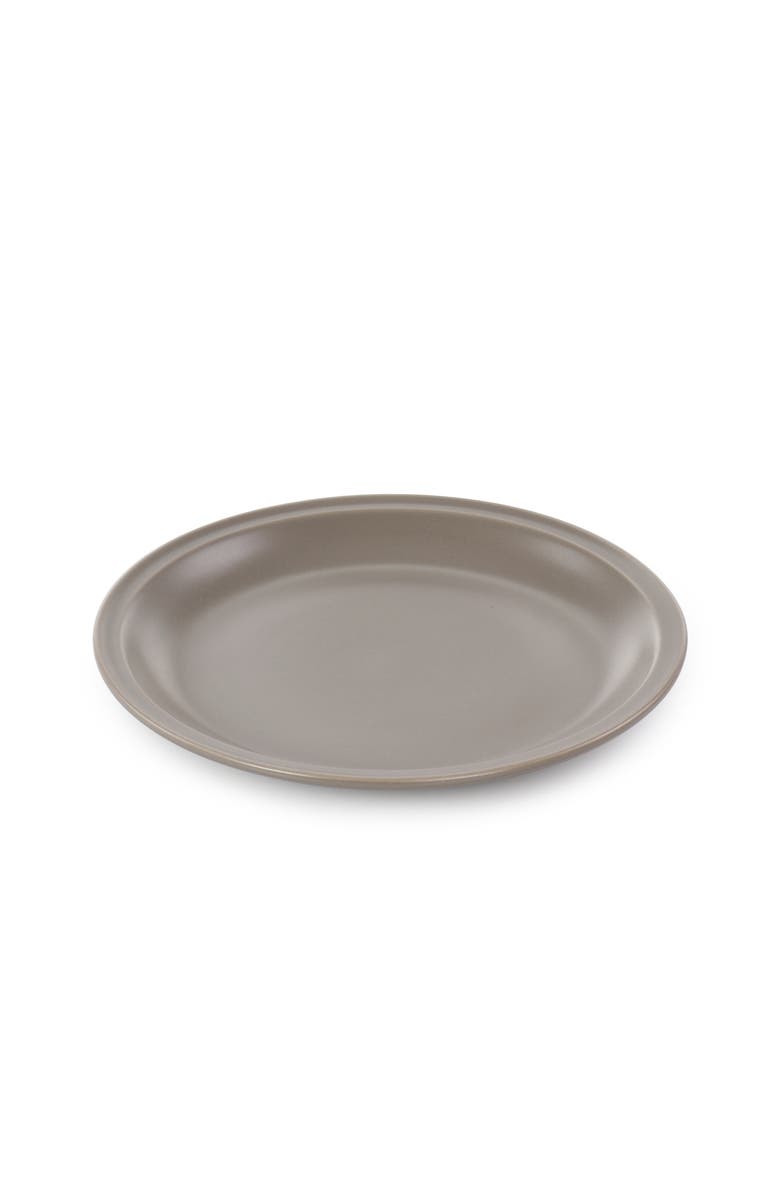 Gibson Home Siam 12 Piece Round Stoneware Dinnerware Set, Alternate, color, Grey