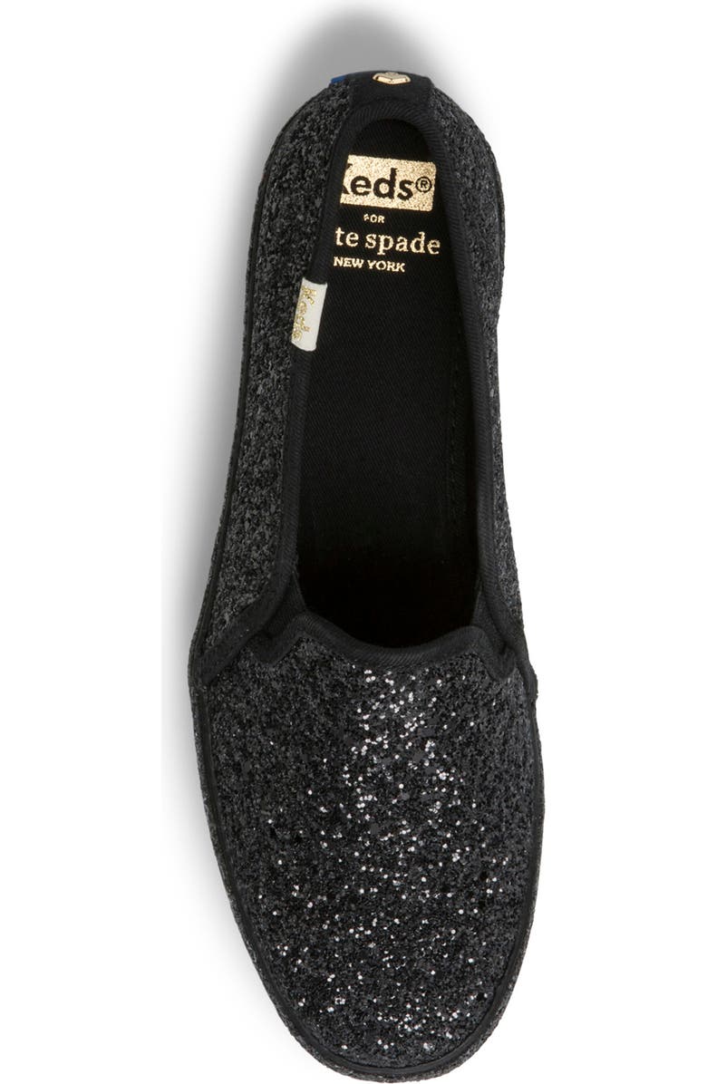 Keds<sup>®</sup> x kate spade new york triple decker allover glitter slip-on sneaker, Alternate, color,