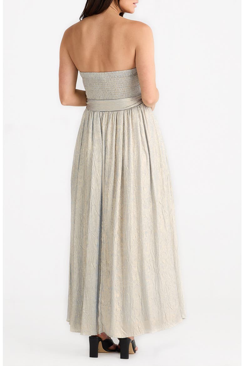 Avalon Strapless Dress, Alternate, color, CHAMPAGNE