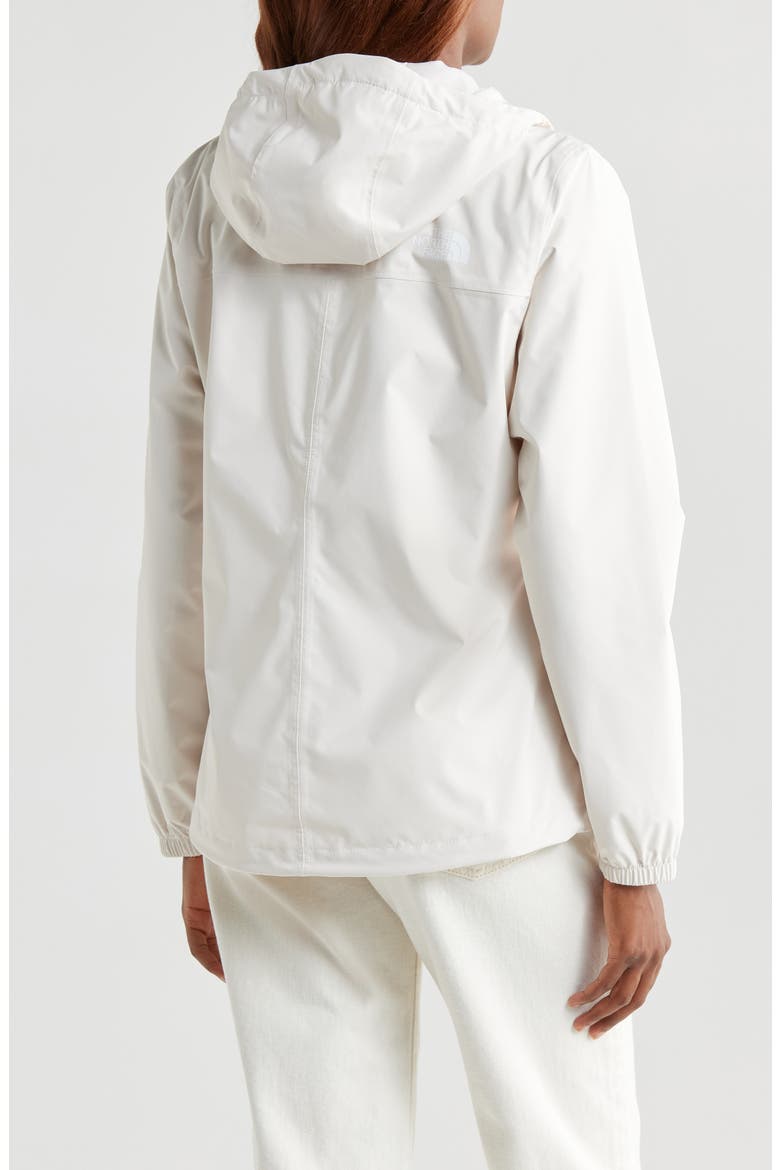 Antora Waterproof Hooded Rain Jacket, Alternate, color, WHITE DUNE