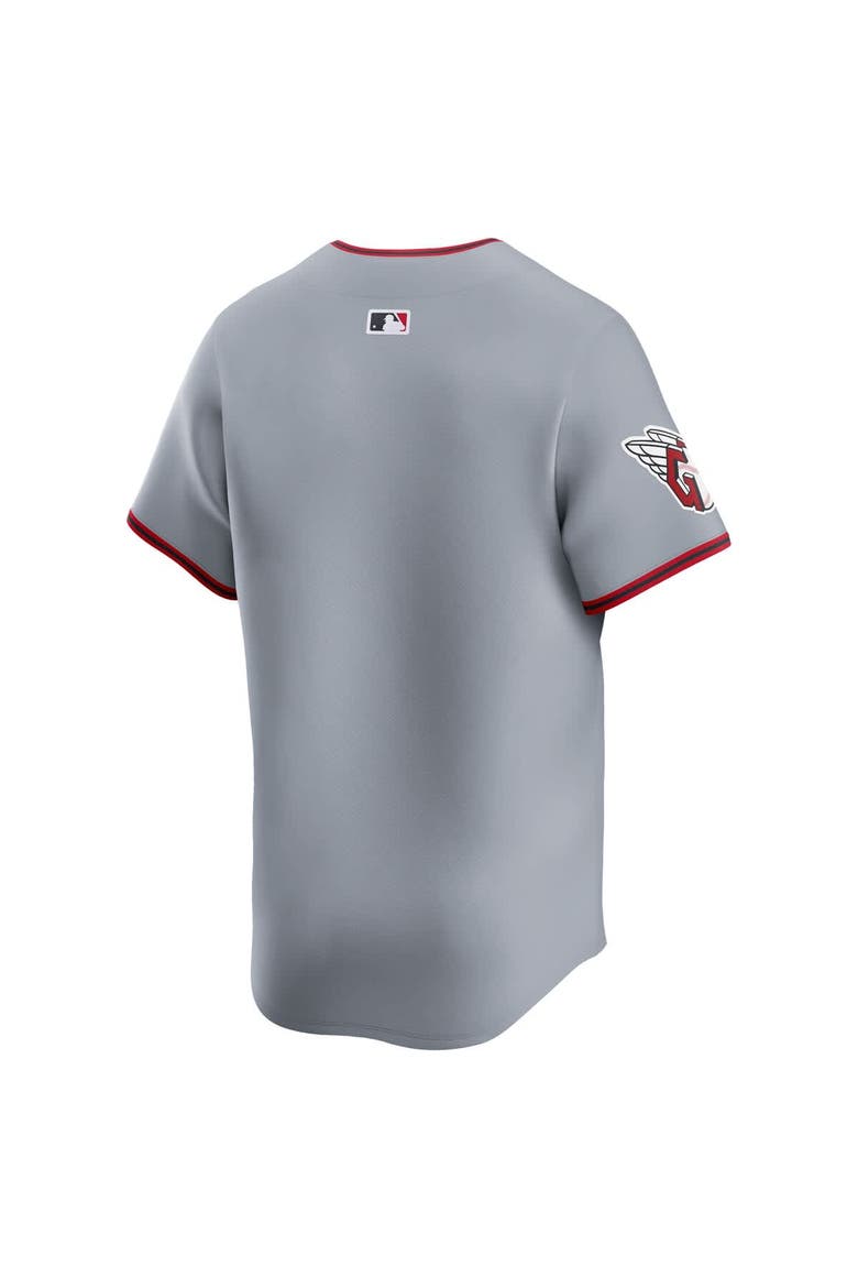 Men's Nike Gray Cleveland Guardians Road Limited Jersey, Alternate, color, Gray