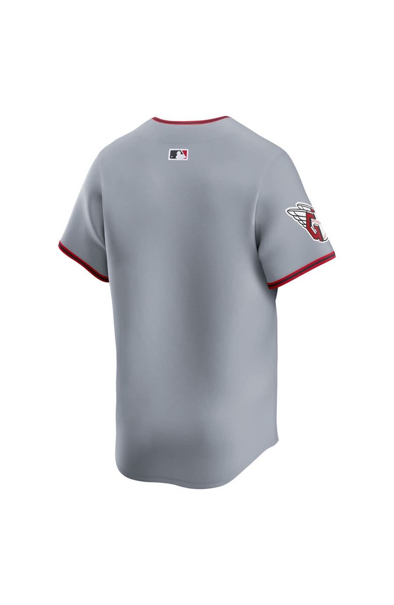 Nike Men's Nike Gray Cleveland Guardians Road Limited Jersey, Alternate, color, Gray