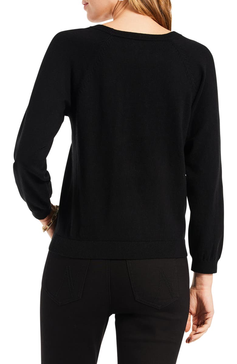 NIC+ZOE Here & There Cotton Blend Sweater, Alternate, color, 