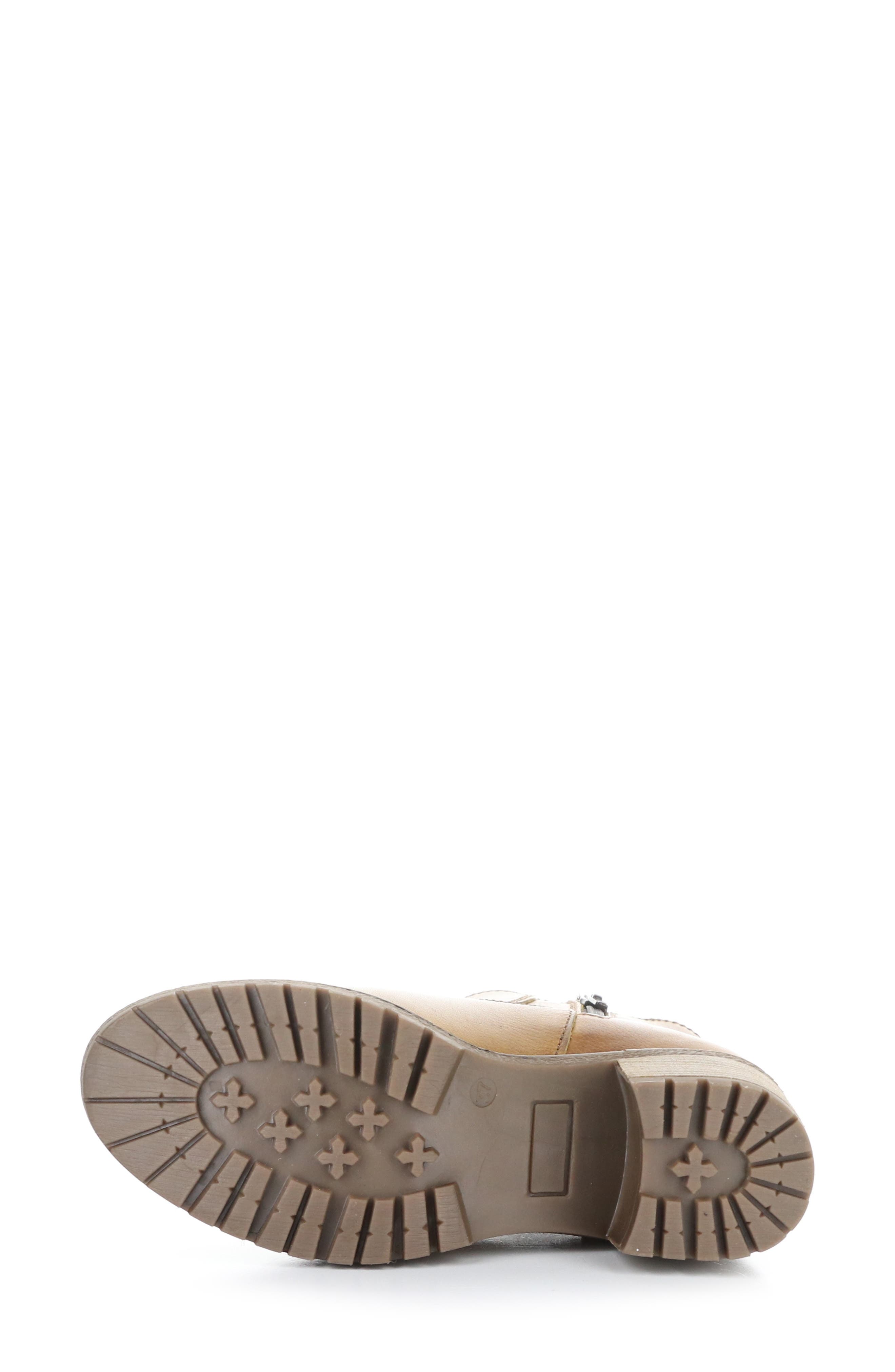 Bos. & Co. Mercy Waterproof Zip Bootie, Alternate, color, Camel Gobi