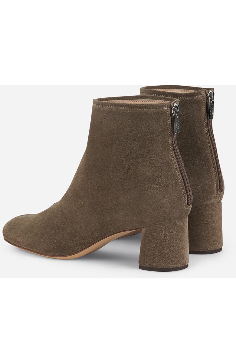 AGL Olga Water Resistant Velour Ankle Boot with Heel, Alternate, color, Taupe