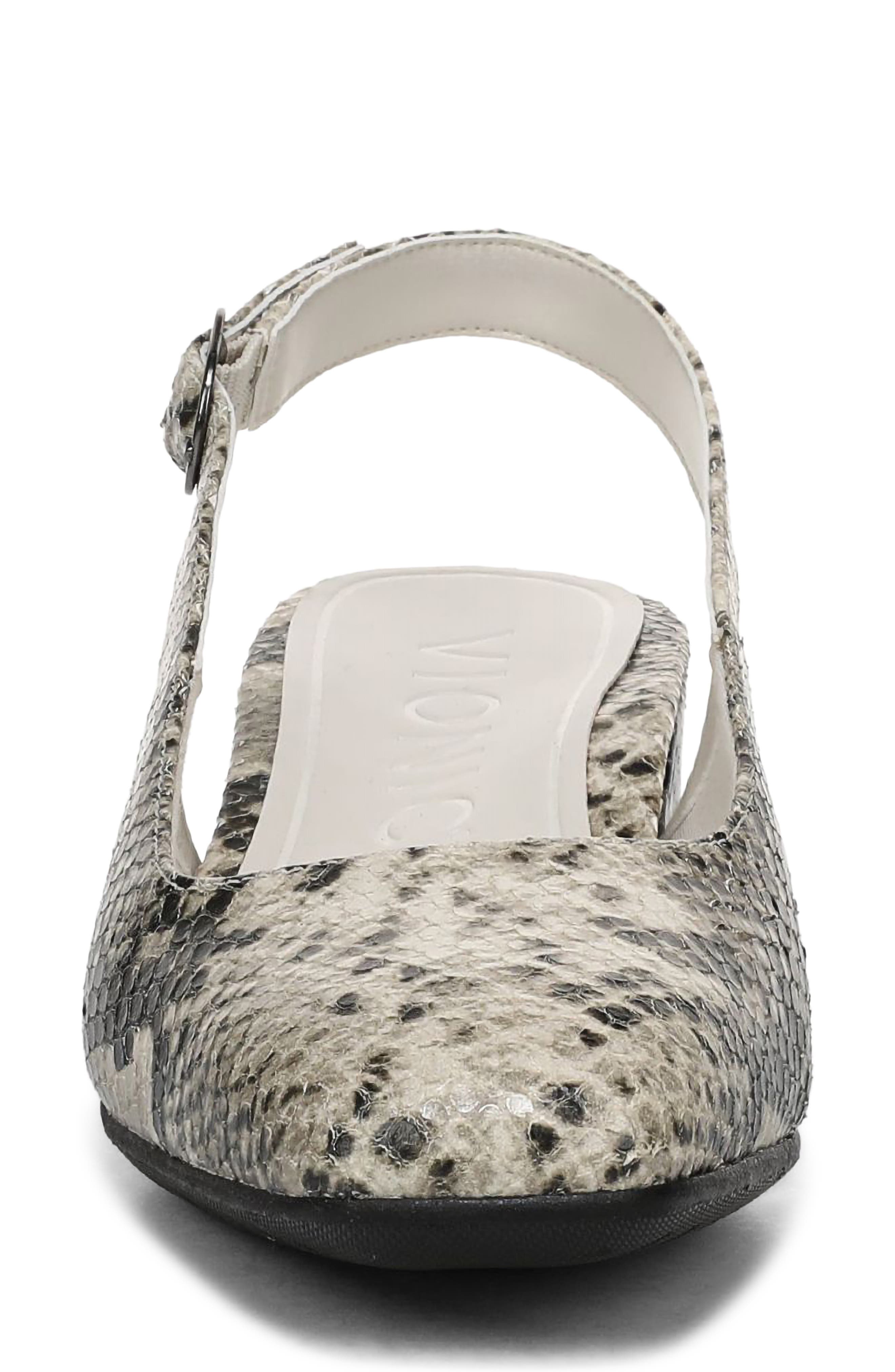 Reyes Block Heel Slingback Pump, Alternate, color, CREAM SNAKE