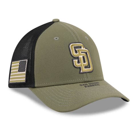 Men's New Era  Olive San Diego Padres 2026 Armed Forces Day 39THIRTY M-Crown Flex Hat