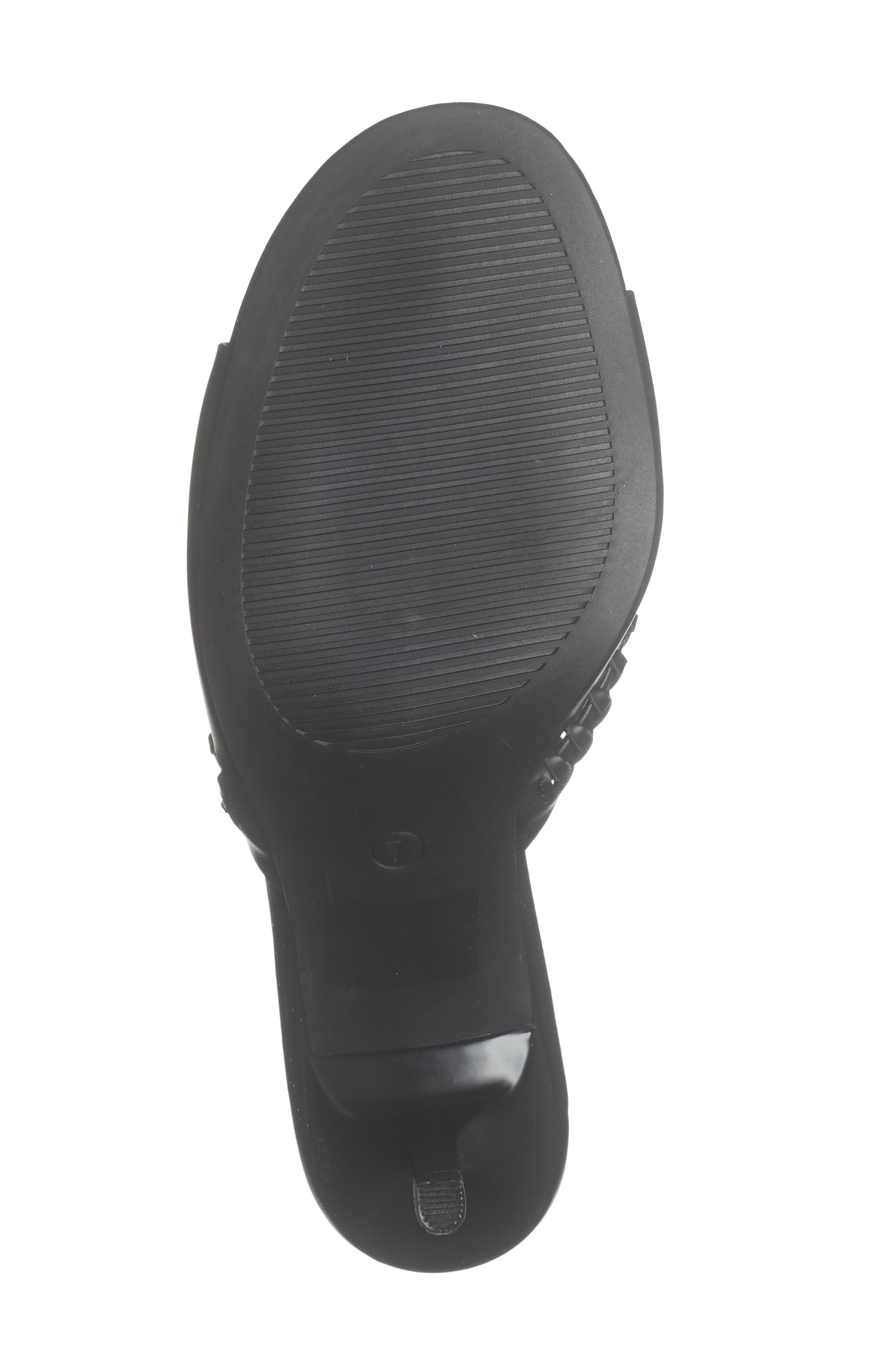 RACHEL Rachel Roy Maggie Buckle Slide Sandal, Alternate, color, Black