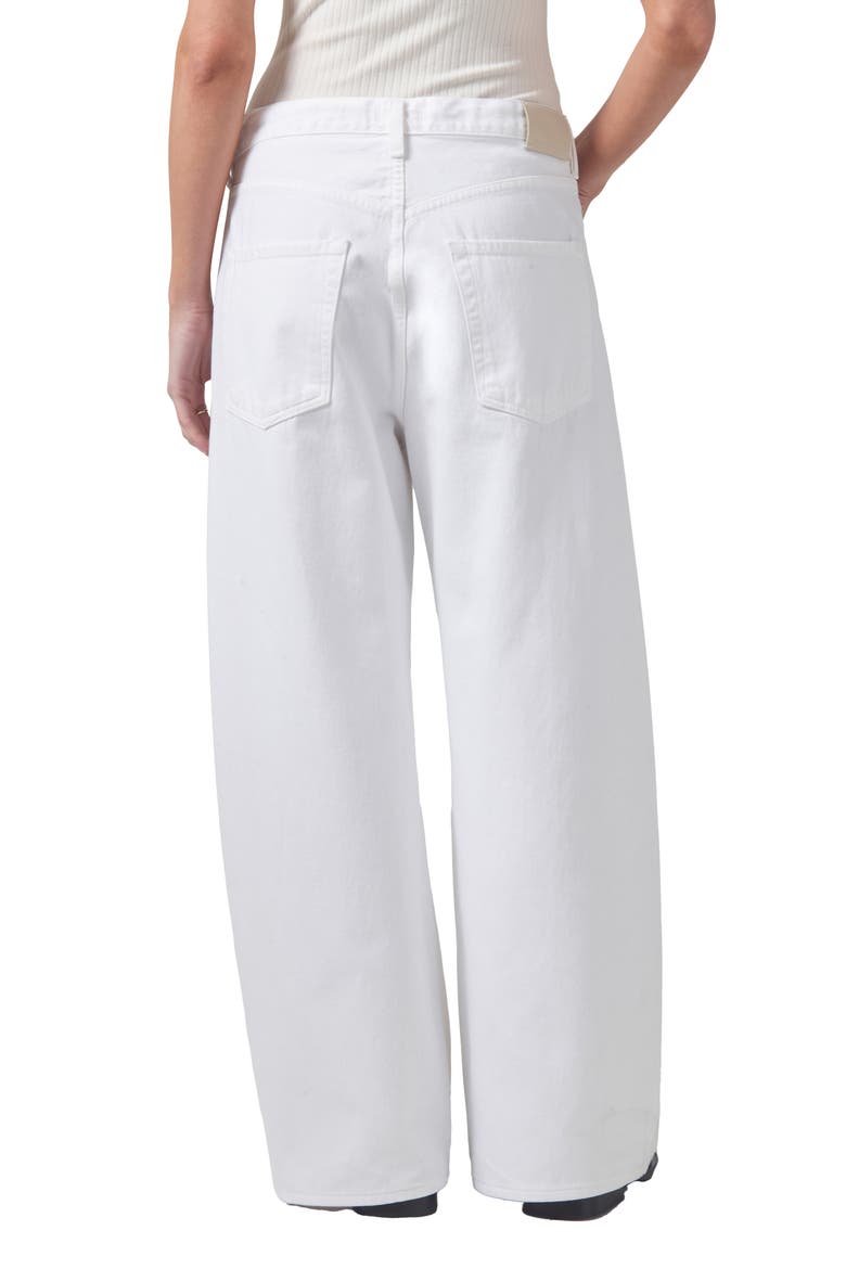 Brynn Wide Leg Organic Cotton Trouser Jeans, Alternate, color, TULIP LT INDIG