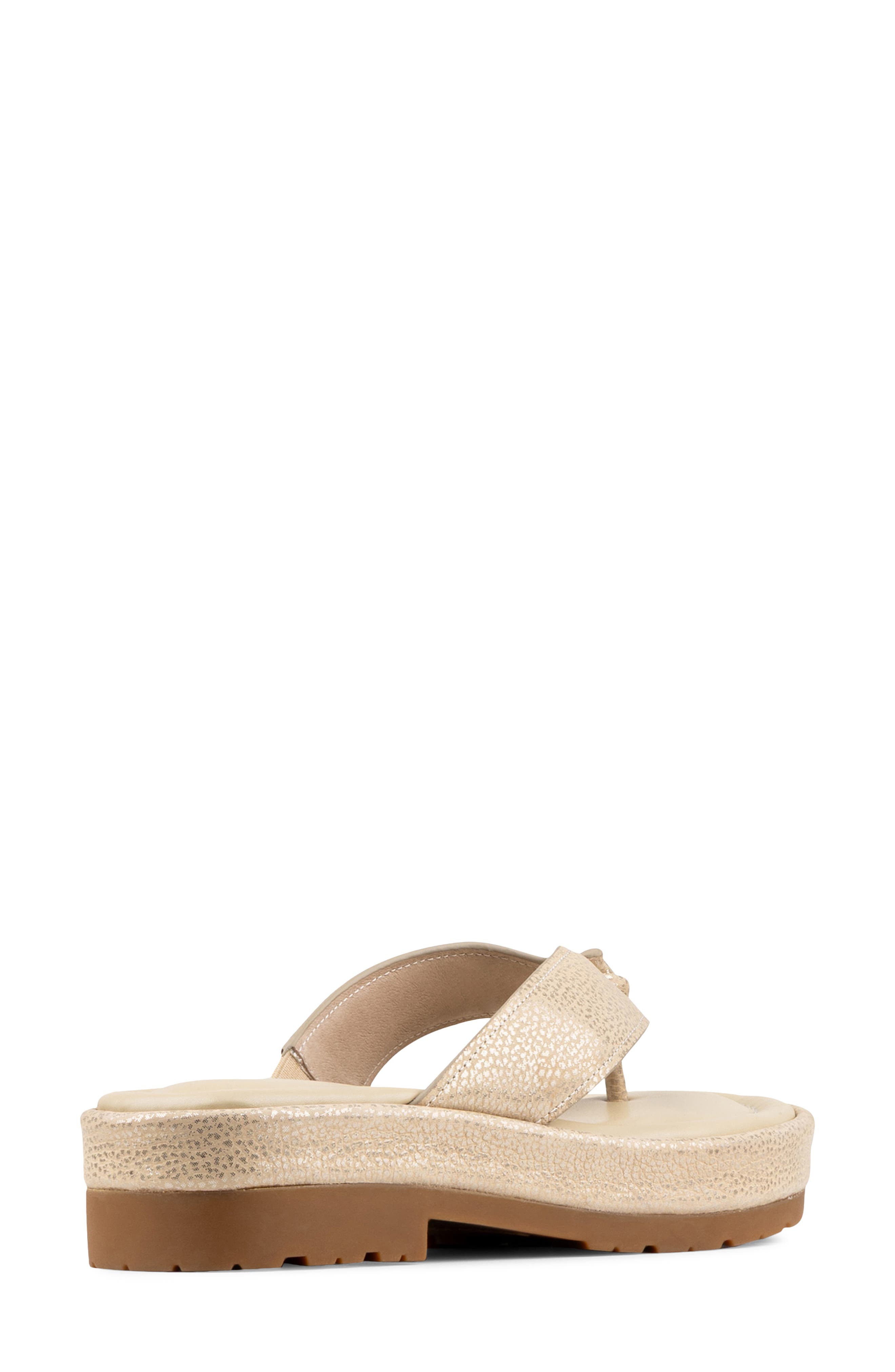 Donald Pliner Samiya Platform Flip Flop, Alternate, color, Platinum