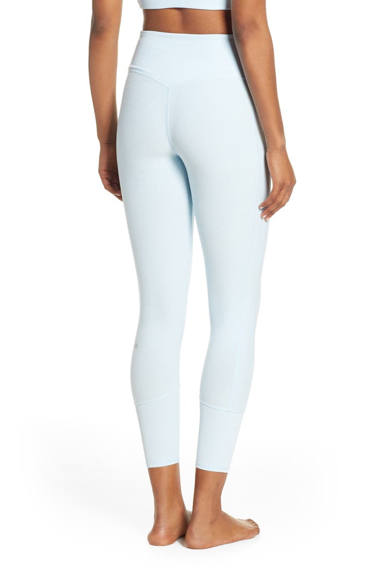 7/8 High Waist Lounge Leggings, Alternate, color, POWDER BLUE HEATHER