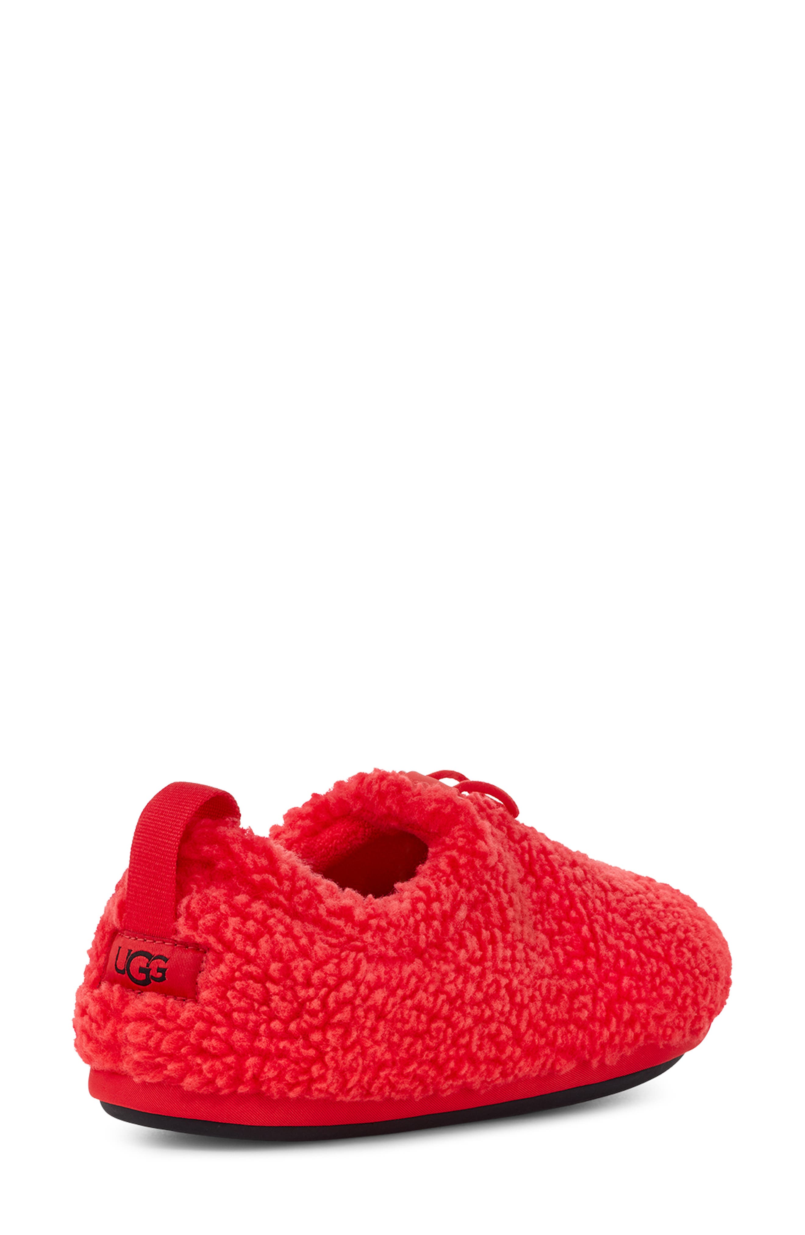 Plushy Slipper, Alternate, color, CHERRY PIE