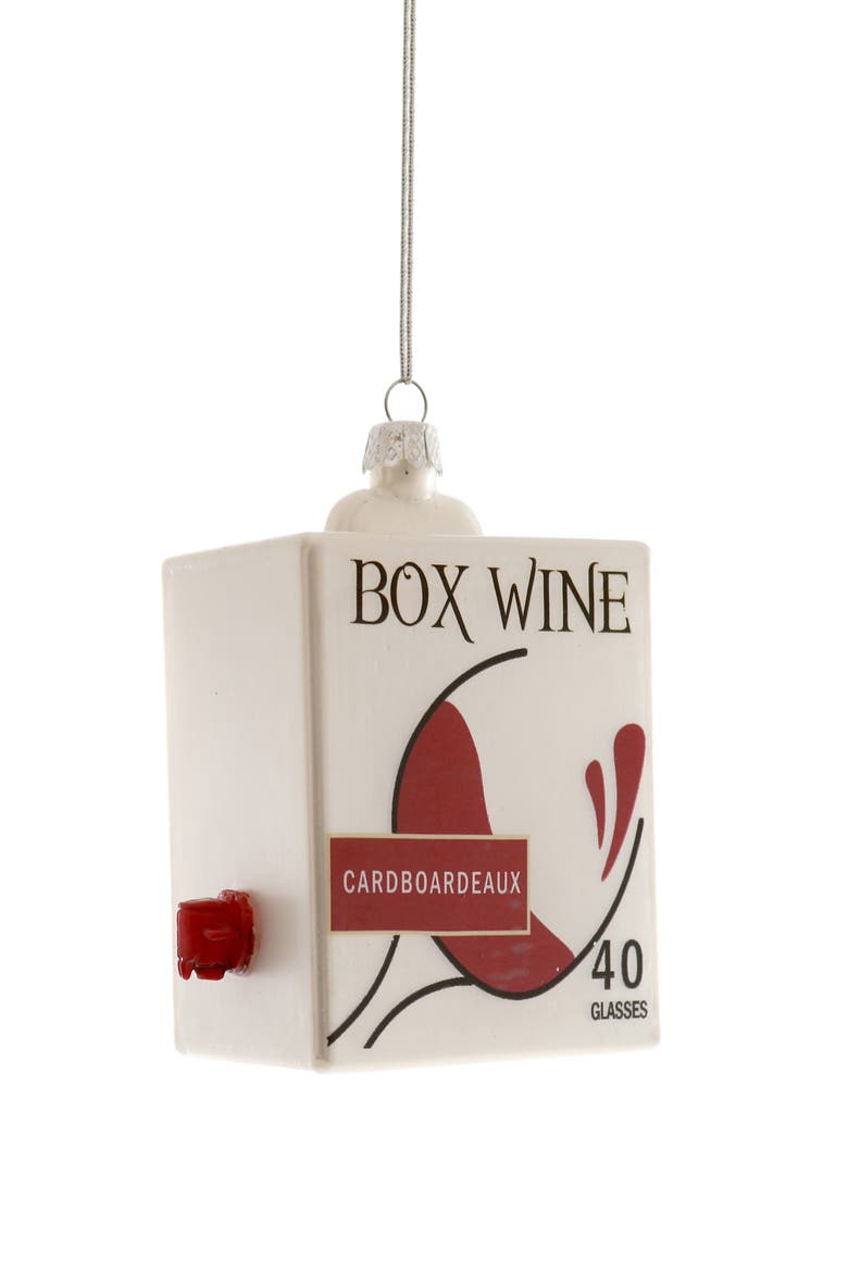 Cody Foster Boxed Red Wine Ornament, Main, color, MULTI
