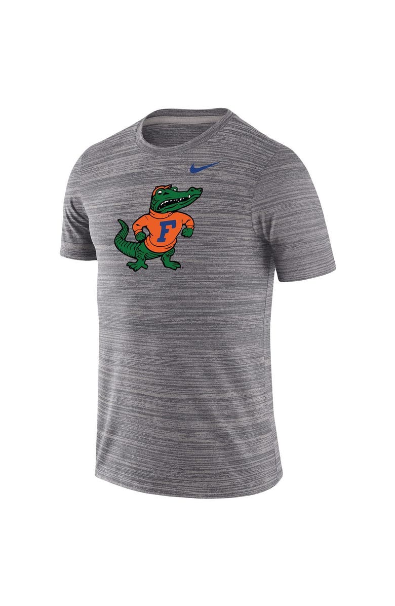 Nike Men's Nike Gray Florida Gators Throwback Logo Velocity Legend Performance T-Shirt, Alternate, color, 