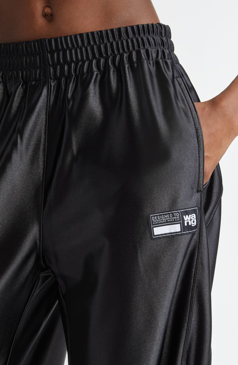 Alexander Wang Satin Jersey Track Pants, Alternate, color, 