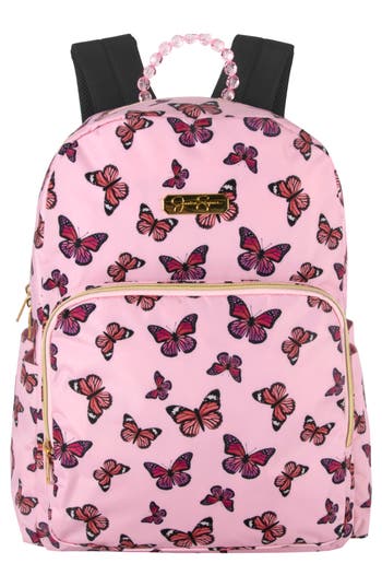 Jessica Simpson Kids' Butterfly Print Backpack