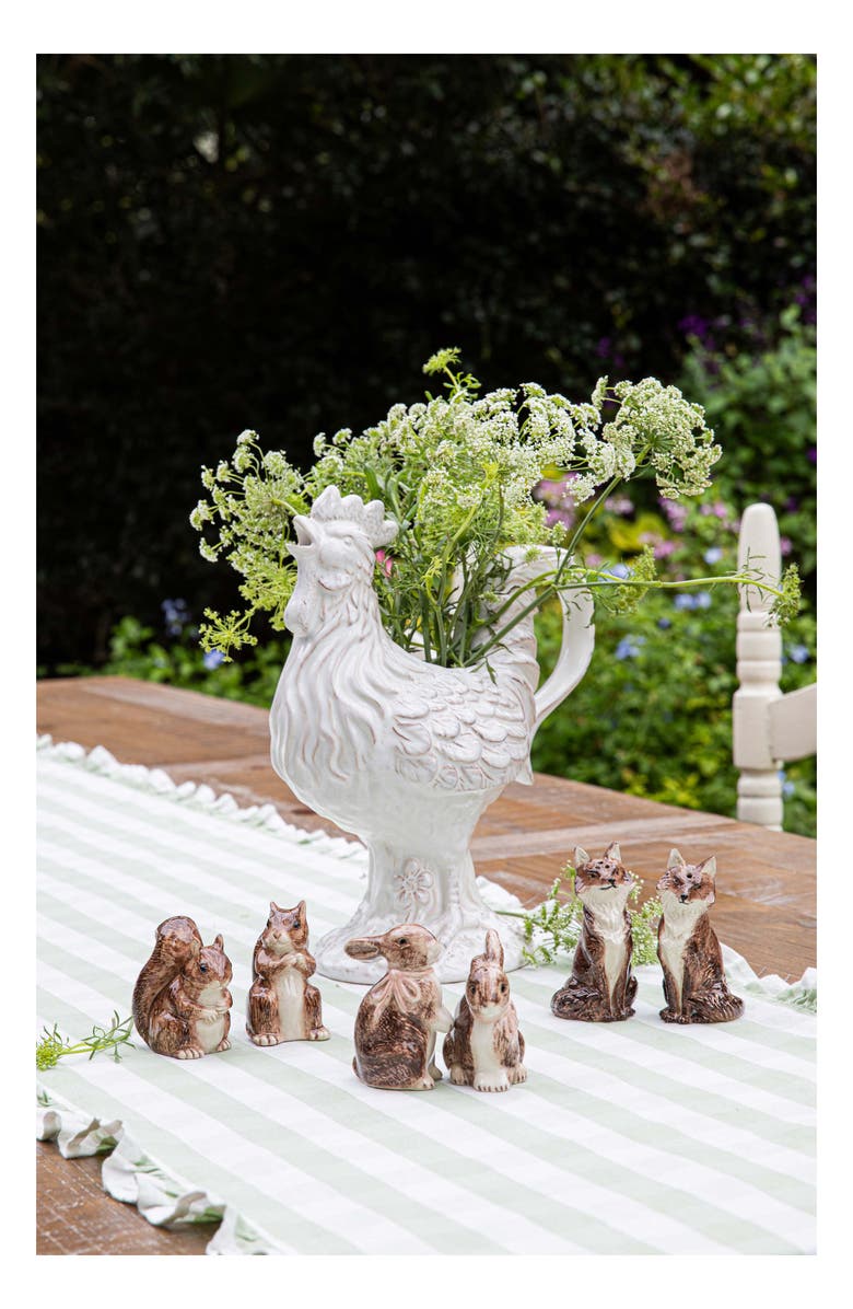 Juliska Clever Creatures Bunny Salt & Pepper Shakers Set, Alternate, color, Walnut