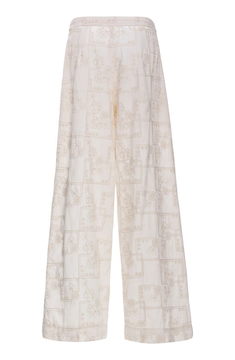 Agua Bendita Caroline Meraki Cotton Cover-Up Pants, Alternate, color,
