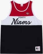Mitchell & Ness Men's Mitchell & Ness  Black/Scarlet San Francisco 49ers Head Coach Tank Top