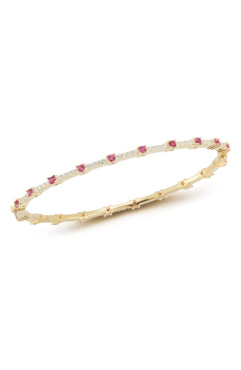 Cubic Zirconia Bangle Bracelet