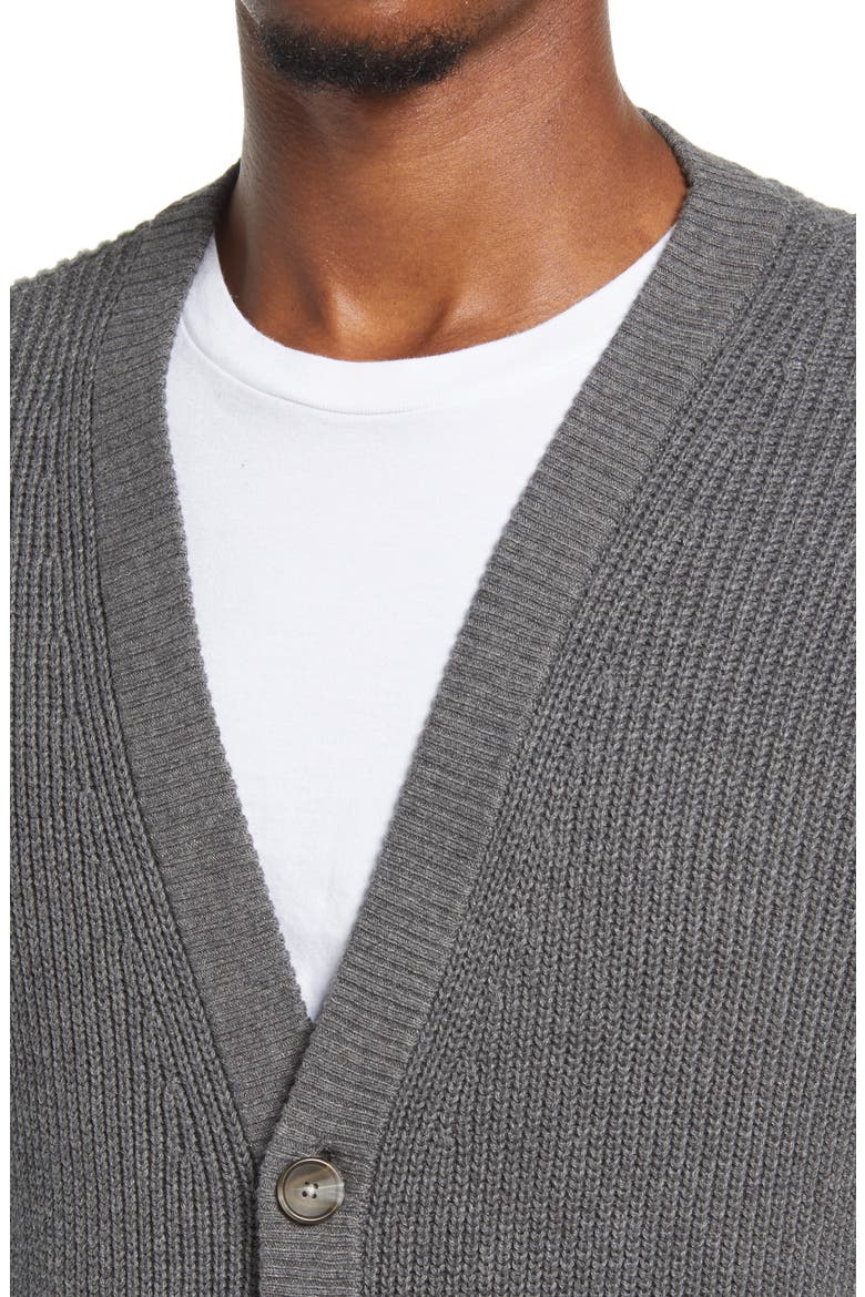 Colorblock Varsity Cardigan, Alternate, color, GREY- NAVY COLOR BLOCK
