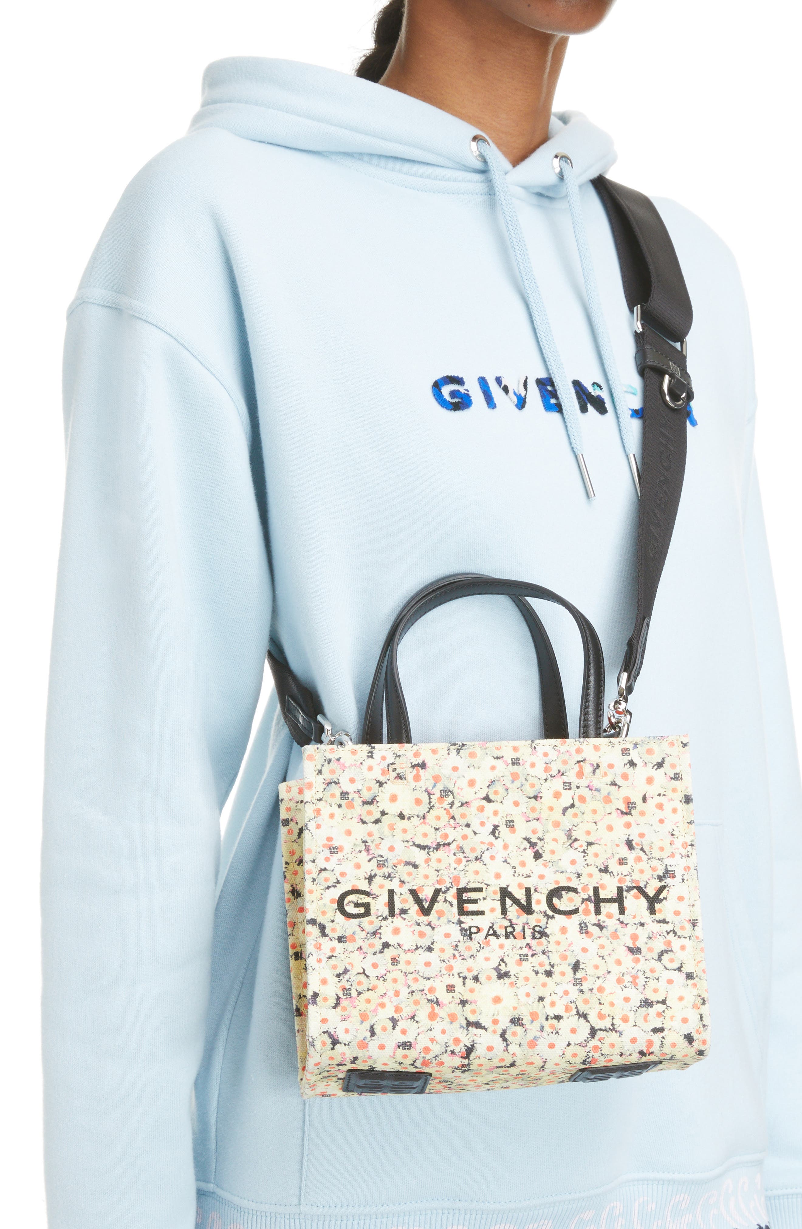 Givenchy Mini Floral G-Tote, Alternate, color, 