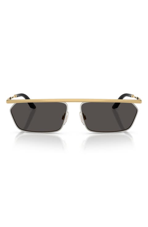 60mm Rectangular Sunglasses