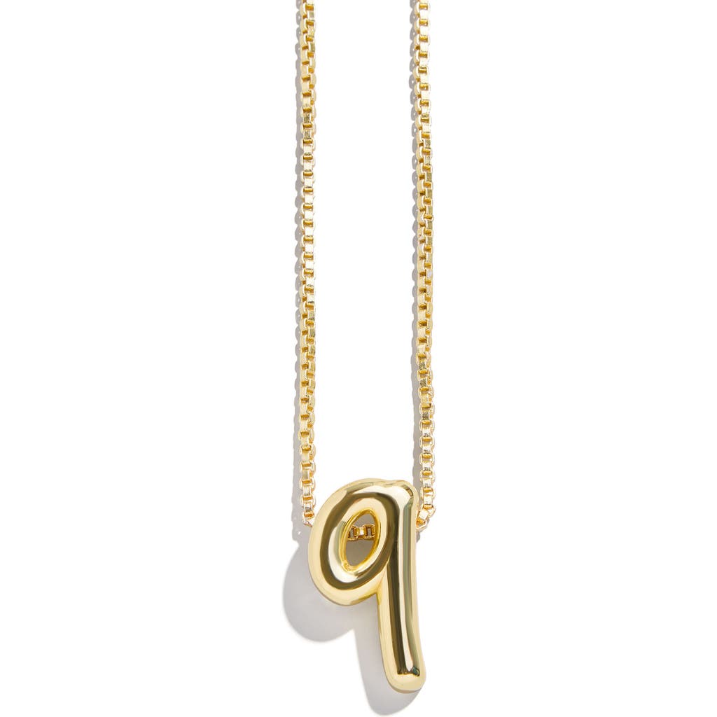 Baublebar Lucky Number Bubble Necklace In Gold