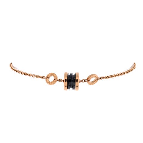 B.Zero1 Soft Bracelet 18K Rose Gold with Ceramic