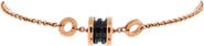 Pre-Owned Bvlgari B.Zero1 Soft Bracelet 18K Rose Gold with Ceramic