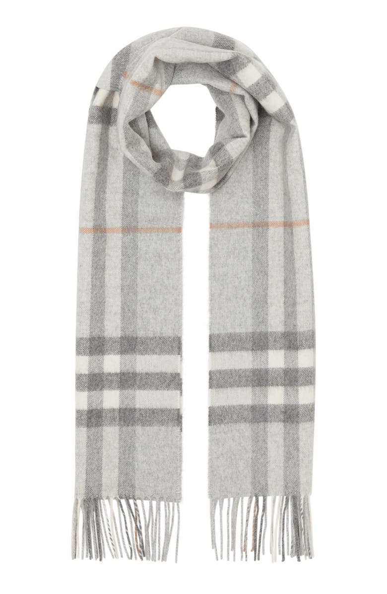 Burberry Giant Icon Check Cashmere Scarf, Main, color, 