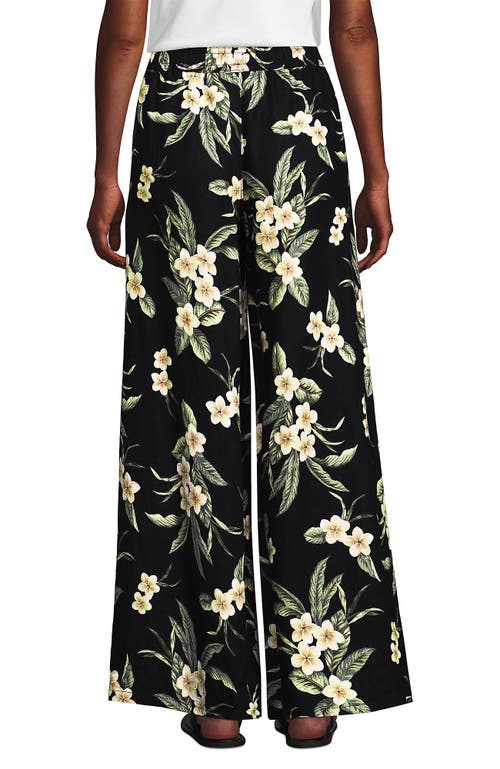 Lands' End Linen High Rise Palazzo Pants