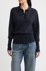 DL1961 November Long Sleeve Wool Polo