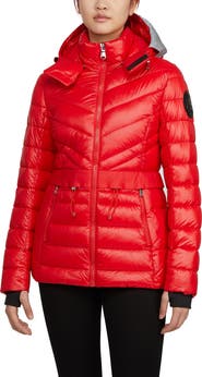 Pajar Women's Bailey Packable Lightweight Puffer Thinsulate with Detachable Hood
