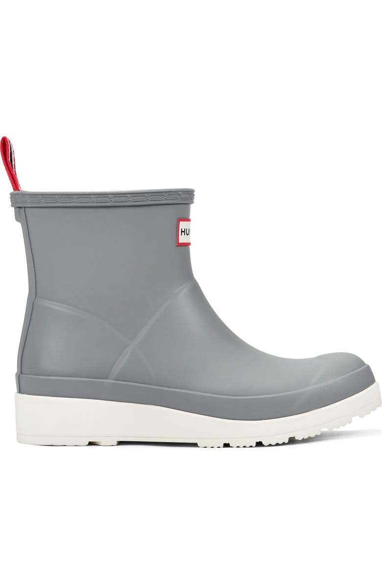 Hunter Original Play Waterproof Short Rain Boot, Alternate, color, Medium Gray 031