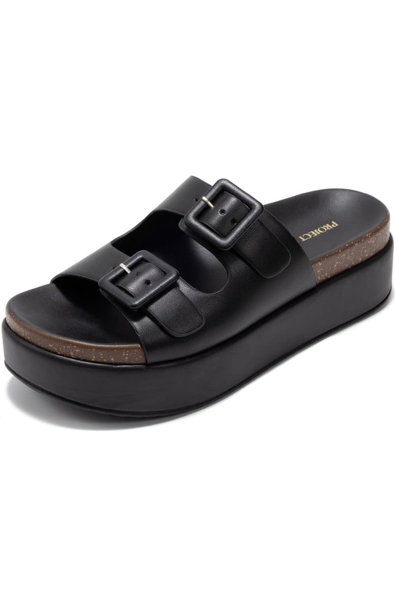 Project Cloud Skylar Slide Sandal, Main, color, Black